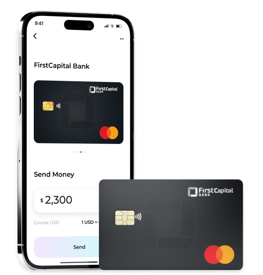 Cartão e app Banco First